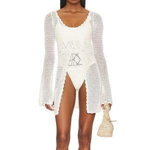 FRANKIE’S BIKINIS COLLETTE CROCHET TUNIC